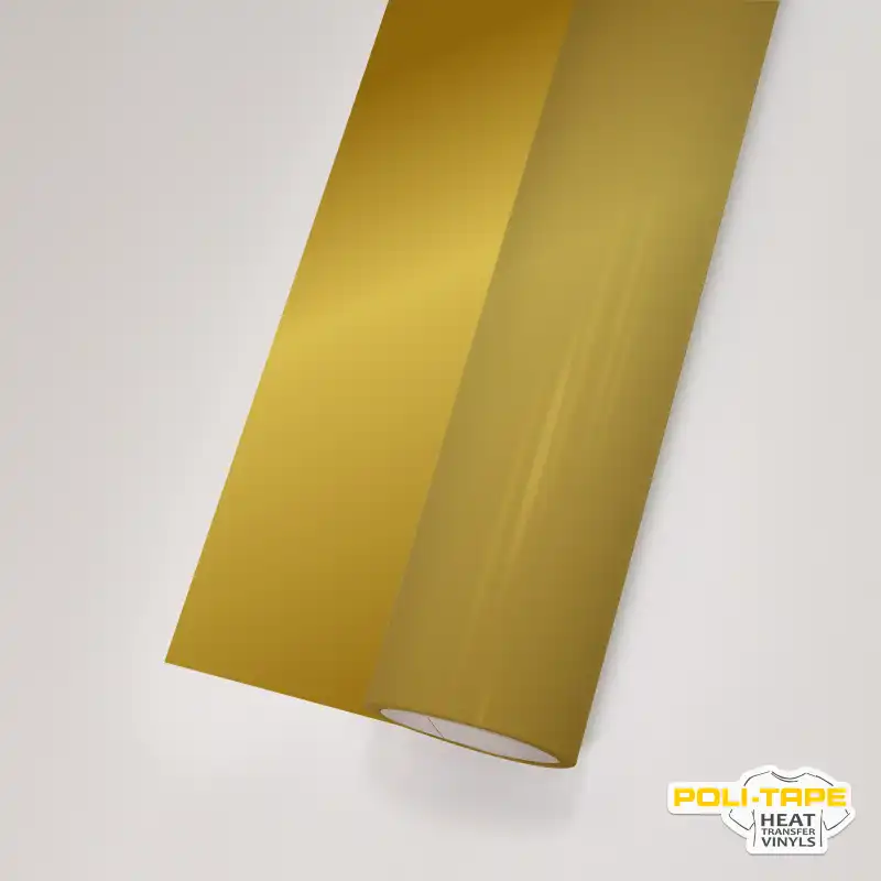Poli Flexfolie Turbo Gold Metallic | Poli Flex Metallic Turbo Flexfolie | 9 EffektFarben